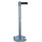 Gray Hammertone Line Post With Black and Blue Belt line post