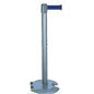 Gray Hammertone Line Post With Blue Belt line post