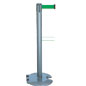 Gray Hammertone Line Post With Green Belt line post