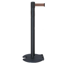 Wrinkle Black Line Post With Brown Belt line post