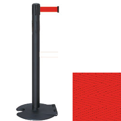 Wrinkle Black Line Post With Red Belt line post
