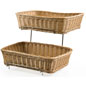 Tiered Wicker Baskets tiered wicker baskets