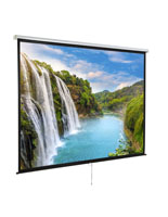 Manual Pull-Down 120" Wall/Ceiling Retractable Presentation Screen 120" Wall/Ceiling Retractable Presentation Screen with Manual Pull Down
