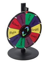 Spin to Win Prize Wheel with Dry Erase Surface
