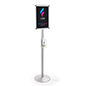 Floor Standing Hand Sanitizer Holder Ideal for Reception Areas Floor Standing Hand Sanitizer Holder Great for Offices