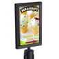 Stanchion Sign: Double-Sided For Maximum Exposure stanchion sign