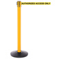 Authorized Access Only Crowd Barrier for Protected Areas Durable Authorized Access Only Crowd Barrier