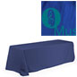 Royal Blue Polyester Custom Tablecloth with 1 Vinyl Color Printing Royal Blue Polyester Custom Tablecloth