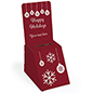 Personalize this Seasonal Cardboard Donation Bin Seasonal cardboard donation bin with removable header