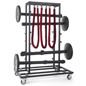 Stanchion Storage Cart with Non-Scratch Padding Padded Stanchion Storage Cart