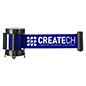 Blue Custom Stanchion Belt with 1 Color Printing Ideal for Logo Branding Blue Custom Stanchion Belt with 1 Color Printing Retractable