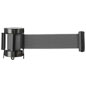 Gray Stanchion Belt Compatible with QueuePole.Economy Posts Nylon Gray Stanchion Belt