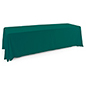 This Green Polyester Table Cover Is Fire Resistant Green polyester table cover with long lasting material