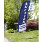 Pre-Designed Feather Flag Auction Banner