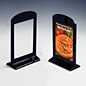 Sign Holder - 4" x 6" Polished Black Acrylic sign holder