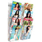 Magazine Organizer with 8 Single Pockets Magazine Organizer