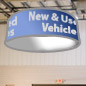 Hanging Graphics with 15' Diameter Round Design Hanging Graphics