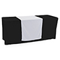 This White Table Runner Makes it Easy to Create a Professional Display at Your Next Caproate Event White table runner with