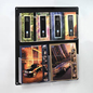Wall Mount Literature Racks 4 or 8 Pockets (Black Back) wall mount literature rack
