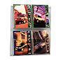 Hanging Magazine Racks 4 or 8 Pockets (Clear back-board) hanging magazine racks