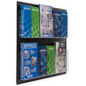 Oblique View of Wall Mount Brochure Holders Wall Mount Brochure Holders with Installation Hardware