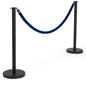 Stanchions with Blue Rope 6.5' (2) 39" Stanchions with Blue Rope