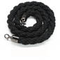 Black Twisted Nylon Rope for Events Black Twisted Nylon Rope Only