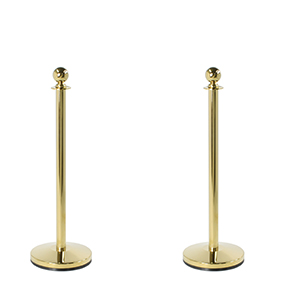Hollywood Style Inspired Brass Stanchion Post Hollywood style