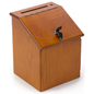 Wooden Comment Box Great for Collecting Suggestions Cedar Wooden Comment Box