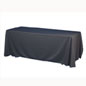 6ft Standard Table Cover Black table cover