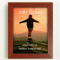 Wall Picture Holder: Upscale 8-1/2" x 11" Cherry wall picture holder