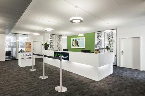 Display cases, stanchions, and store fixtures for dispensaries Cannabis Retail Facility