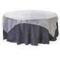 Organza Overlay In Shiny Silver Color organza overlay
