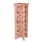 Knockdown Display Pedestal with Custom Graphics and Non-Toxic Print Method Eco-Friendly Pedestal w/ Custom Printing, Recycled Material, Portable