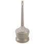 Beige Cigarette Receptacle is Standard Plastic Smokers Outpost Beige Cigarette Receptacle