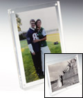Acrylic Block Picture Frame is 4"w x 6"h Acrylic Block Picture Frame