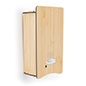 This Wall Mount Sanitizer with Dispenser Cover Is Perfect for Offices Wall mount sanitizer with dispenser cover with overall measuments of 7.75 inches wide by 14.25 inces tall