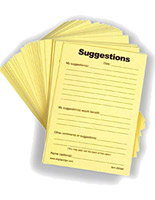 suggestion forms