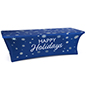 Pre-Printed 8' Fitted Tablecloth with Holiday Message 8' fitted tablecloth with holiday message with full back