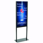 Front View of Adjustable Poster Stand Adjustable Poster Stand with Polypropylene Backer