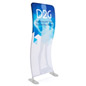Double Sided 3’ Wide Wave Banner Stand is Lightweight Double Sided 3’ Wide Wave Banner Stand with Dye-Sub Graphics