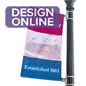 Custom Street Post Banners with 4 Metal Grommets Custom street post banners with 3 inch pole pockets top and bottom