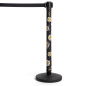 Holiday Stanchion Sleeve is Made From Strechable Polyester Fabric stretch fit holiday stanchion sleeve