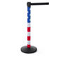 American Flag Stanchion Post Wrap with High Quality Vibrant Print festive american flag stanchion post wrap