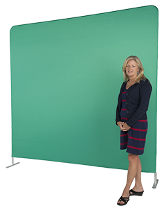Use a stretch fabric green screen for a hassle-free setup with zero wrinkles chroma key stretch fabric backdrop