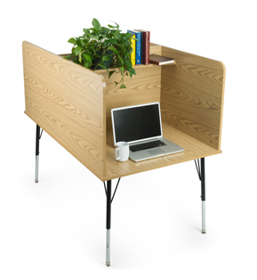 Study Carrels for Libraries & Schools study carrels with double-side design