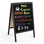 Blackboard Sign with Double Sided 22" x 28 Glossy Board Blackboard Sign