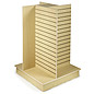 Slatwall Display: Maple w/ 4 Walls slatwall display