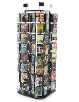 Spinning DVD Tower Perfect for CD's Spinning DVD Tower with Triangle Base