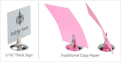 Place Card Holders for Tabletop Use